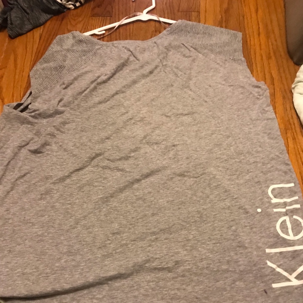 Gray Calvin Klein shirt